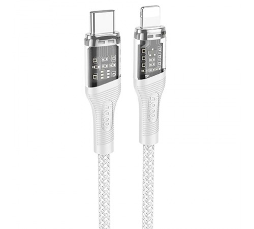 Дата кабель Hoco U111 Discovery Edition Type-C to Lightning 27W (1.2m) Grey