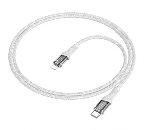 Дата кабель Hoco U111 Discovery Edition Type-C to Lightning 27W (1.2m) Grey