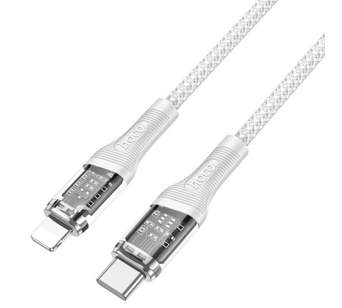 Дата кабель Hoco U111 Discovery Edition Type-C to Lightning 27W (1.2m) Grey