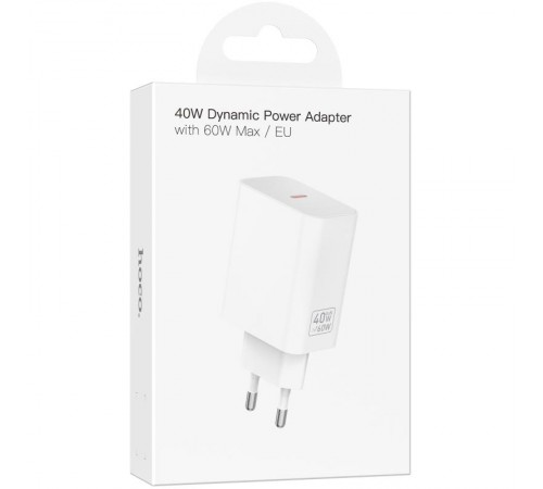 МЗП Hoco C162A Source PD40W (1USB-C) White