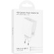 МЗП Hoco C162A Source PD40W (1USB-C) + кабель Type-C to Type-C White
