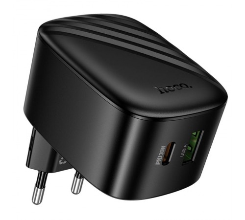 МЗП Hoco CS102A Folding PD30W+QC3.0 (1USB-A/1C) Black