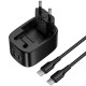 МЗП Hoco CS102A Folding PD30W+QC3.0 (1USB-A/1C) + кабель Type-C to Type-C Black