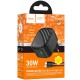 МЗП Hoco CS102A Folding PD30W+QC3.0 (1USB-A/1C) + кабель Type-C to Type-C Black
