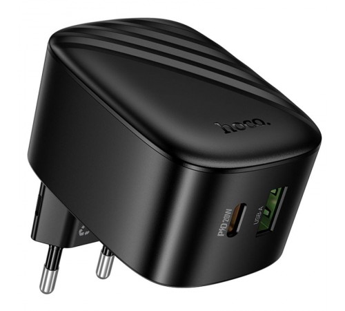 МЗП Hoco CS101A Folding PD20W+QC3.0 (1USB-A/1C) Black