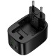 МЗП Hoco CS101A Folding PD20W+QC3.0 (1USB-A/1C) Black