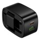 МЗП Hoco CS101A Folding PD20W+QC3.0 (1USB-A/1C) Black