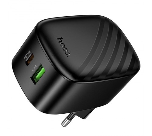 МЗП Hoco CS101A Folding PD20W+QC3.0 (1USB-A/1C) Black