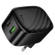 МЗП Hoco CS101A Folding PD20W+QC3.0 (1USB-A/1C) Black