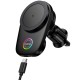 Автотримач з БЗП Hoco HW36 Electric 15W with cooler (air outlet) Black