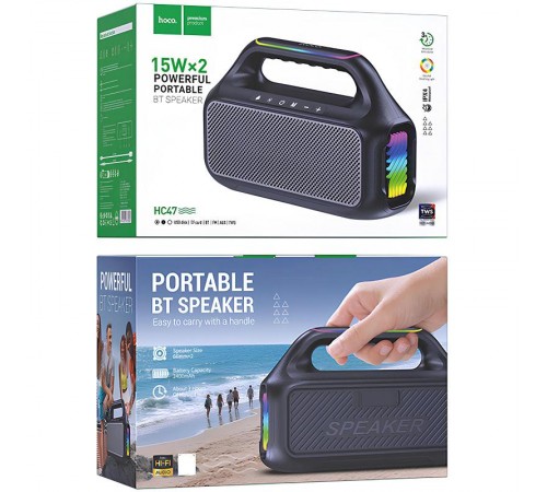 Bluetooth Колонка Hoco HC47 Delight Black