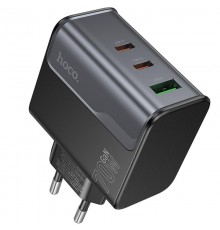 МЗП Hoco CS75A Star Speed PD70W+QC3.0 (1USB-A/2C) Midnight black