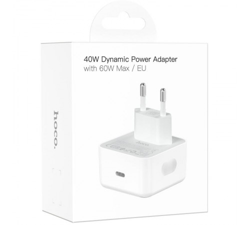 МЗП Hoco C161A Speed PD40W (1USB-C) White