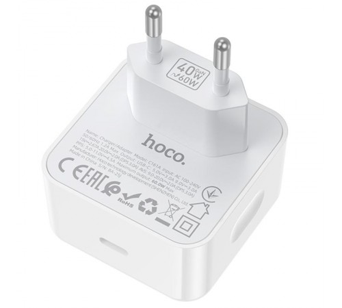 МЗП Hoco C161A Speed PD40W (1USB-C) White