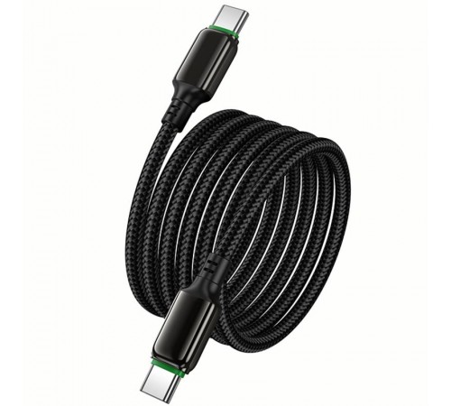 Дата кабель Hoco X127 Exceed Type-C to Type-C 60W (1m) Black