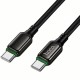 Дата кабель Hoco X127 Exceed Type-C to Type-C 60W (1m) Black