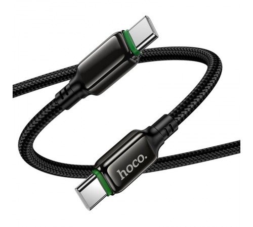 Дата кабель Hoco X127 Exceed Type-C to Type-C 60W (1m) Black