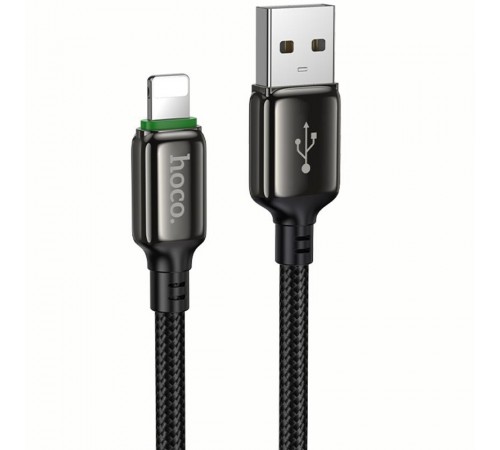 Дата кабель Hoco X127 Exceed USB to Lightning 12W (1m) Black