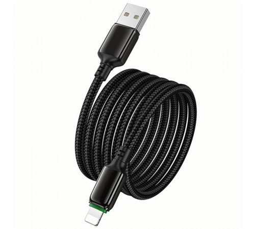 Дата кабель Hoco X127 Exceed USB to Lightning 12W (1m) Black
