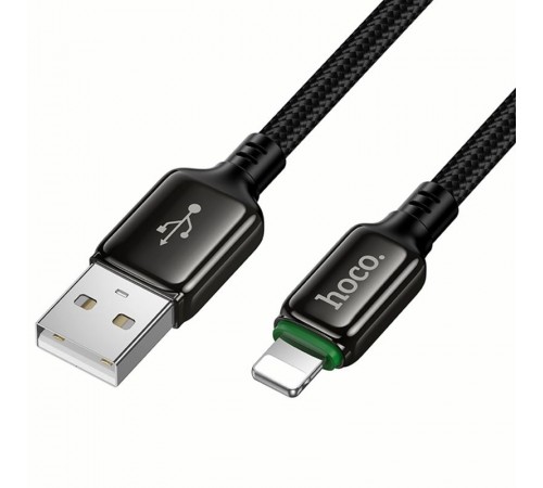 Дата кабель Hoco X127 Exceed USB to Lightning 12W (1m) Black