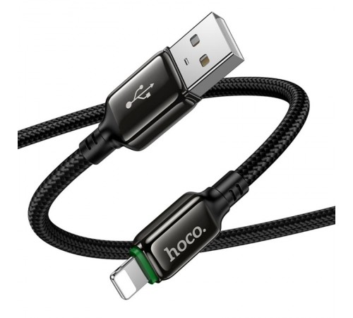 Дата кабель Hoco X127 Exceed USB to Lightning 12W (1m) Black