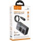 АЗП інвертор Hoco Z66 New PD66W+QC3.0 (2USB-A/1C/2xSocket) (0.5m) Black