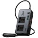АЗП інвертор Hoco Z66 New PD66W+QC3.0 (2USB-A/1C/2xSocket) (0.5m) Black