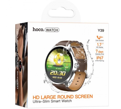 Смарт-годинник Hoco Y39 Smart sports watch (call version) Silver