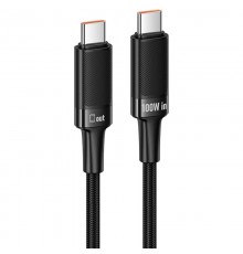 Дата кабель Hoco U153 Extreme Type-C to Type-C 100W (1.2m) Black
