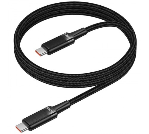 Дата кабель Hoco U153 Extreme Type-C to Type-C 100W (1.2m) Black