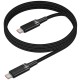 Дата кабель Hoco U153 Extreme Type-C to Type-C 100W (1.2m) Black