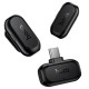 Петличний бездротовий мікрофон Hoco L26 Dual-mic Smart AI (Type-C) Black