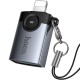 Перехідник Hoco UA46 Lightning Male to USB Female USB2.0 Metal gray