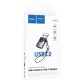 Перехідник Hoco UA46B USB Male to Type-C Female USB3.0 Metal gray