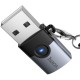 Перехідник Hoco UA46B USB Male to Type-C Female USB3.0 Metal gray