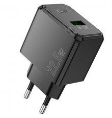 МЗП Hoco CS17A Wish QC3.0 22.5W (1USB-A) Black
