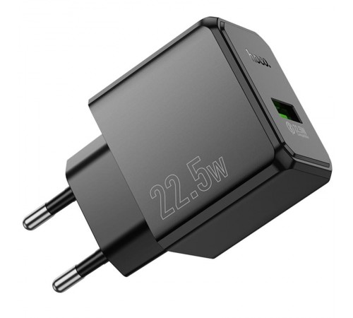 МЗП Hoco CS17A Wish QC3.0 22.5W (1USB-A) Black