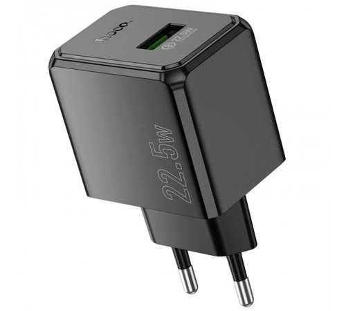 МЗП Hoco CS17A Wish QC3.0 22.5W (1USB-A) Black