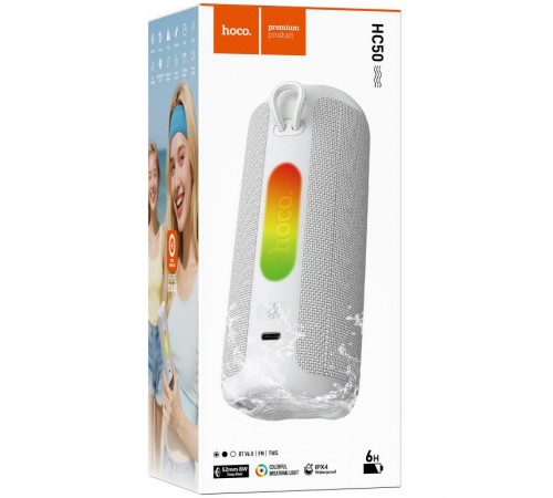 Bluetooth Колонка Hoco HC50 Advantage White Snow