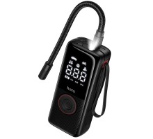 Автомобільний насос Hoco ZP18 Enlighten smart air pump Black