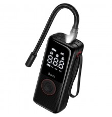 Автомобільний насос Hoco ZP18 Enlighten smart air pump Black