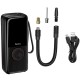 Автомобільний насос Hoco ZP18 Enlighten smart air pump Black