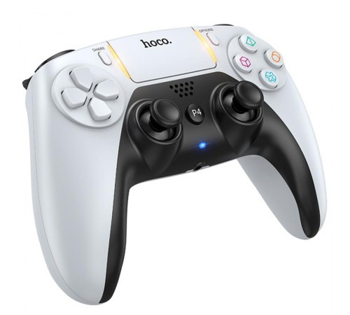 Ігровий джойстик геймпад Hoco GA1 Phoenix for PS4 White