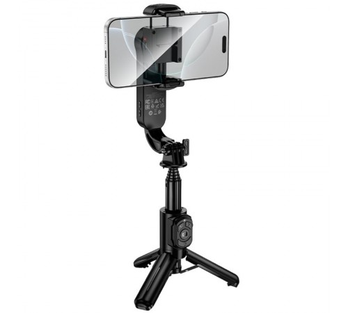 Монопод для селфі Hoco K90 Support axis smart+light Black