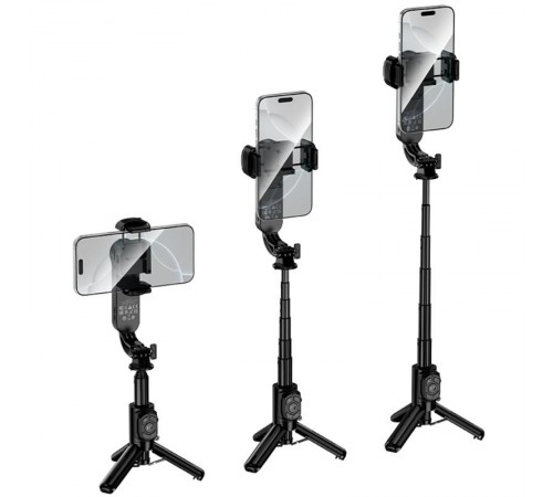 Монопод для селфі Hoco K90 Support axis smart+light Black