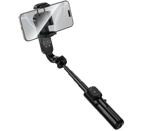 Монопод для селфі Hoco K90 Support axis smart+light Black