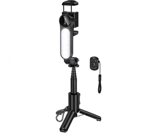 Монопод для селфі Hoco K90 Support axis smart+light Black