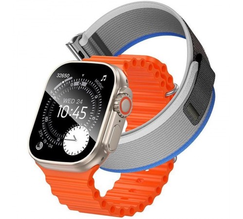Смарт-годинник Hoco Y42 Ultra Smart sports watch (call version) Titanium gold
