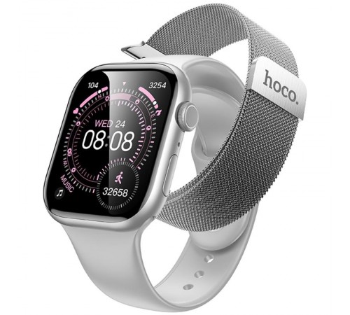 Смарт-годинник Hoco Y42 Smart sports watch (call version) Silver