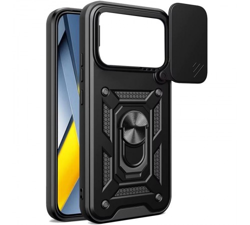 Чохол Ummi Camshield Serge Ring для Xiaomi Poco F8 Pro Чорний / Black